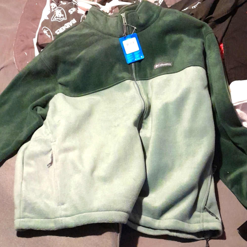 Columbia 4XL 2 tone green jacket